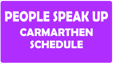 People Speak Up Schedule